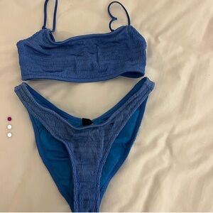 Triangl Swimwear Blue Bikini Set